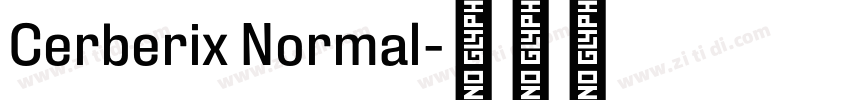 Cerberix Normal字体转换